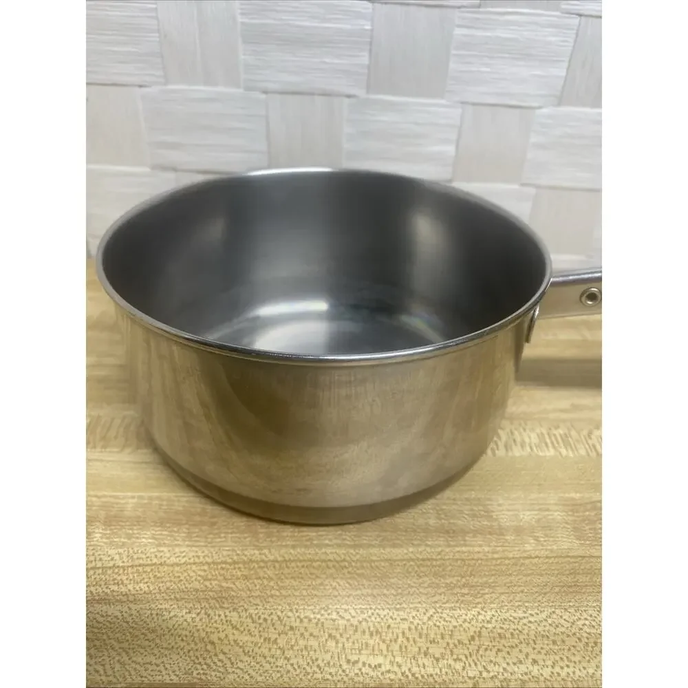 Vintage Revere Ware 1801 1 Qt Copper Bottom Saucepan Pot Made in USA Cookware